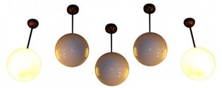     5 Lustres  ( Atribuida à Bauhaus)