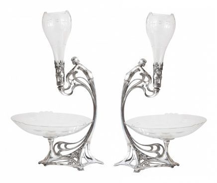 2 Centros de mesa WMF (Alemán)