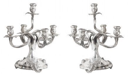 2 chandeliers