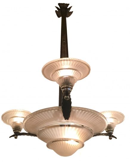 Lustre ( Atribuida à Louis Katona y Daum Nancy)