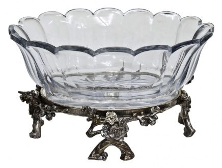 Jardinera Christofle, Baccarat (Francés)