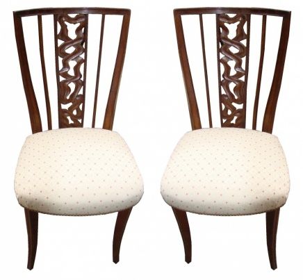2 Chairs (To restore ) ( Attributed to Edgar Bonta)