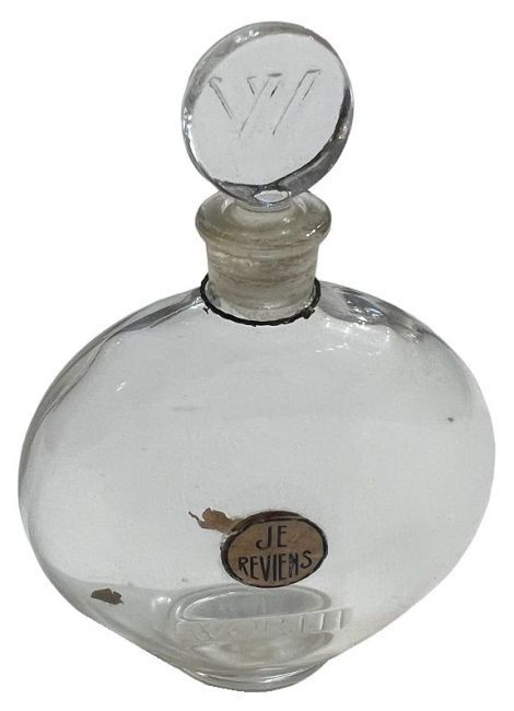 Perfume bottle JE Reviems Worth R. Lalique French Bottle
