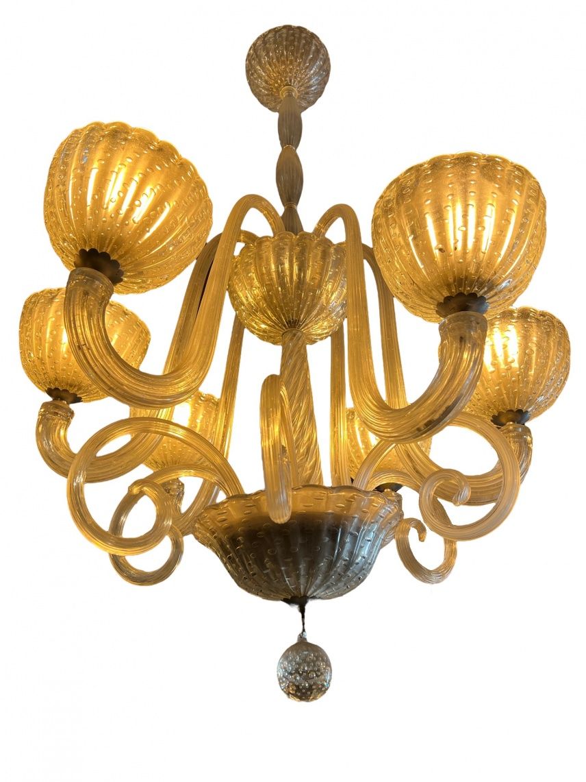 Lustre ( Atribuida à  Barovier Toso)
